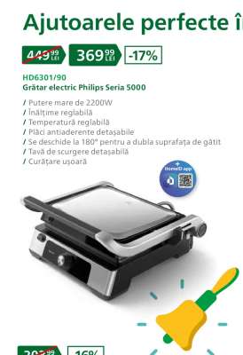 Grătar electric Philips Seria 5000
