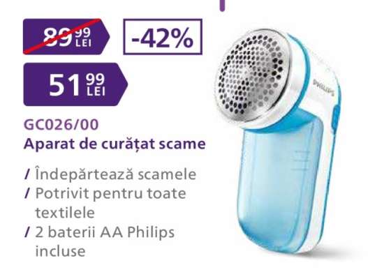 GC026/00 Aparat de curățat scame