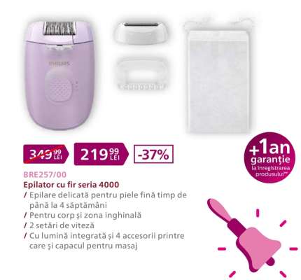 Epilator cu fir seria 4000