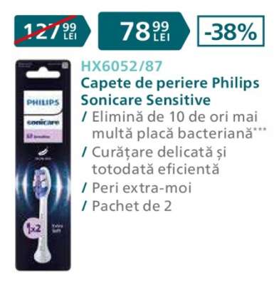 Capete de periere Philips Sonicare Sensitive