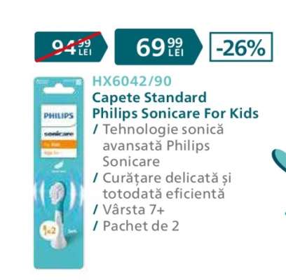Capete Standard Philips Sonicare For Kids