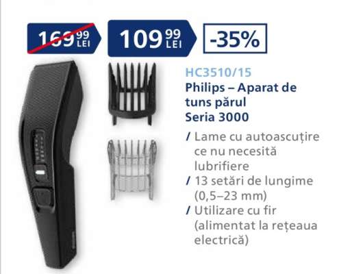 Philips – Aparat de tuns păr Seria 3000
