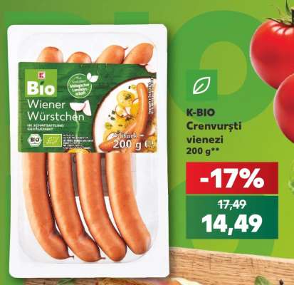 K-BIO Crenvurști vienezi