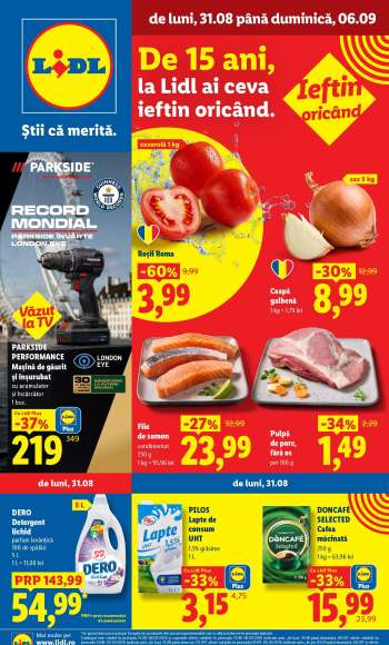 Cataloage Lidl - 31.08.2026 - 06.09.2026.
