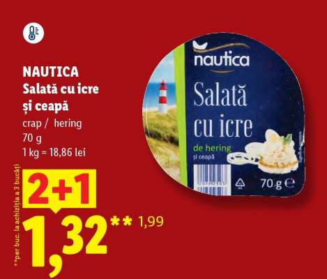 NAUTICA Salată cu icre și ceapă