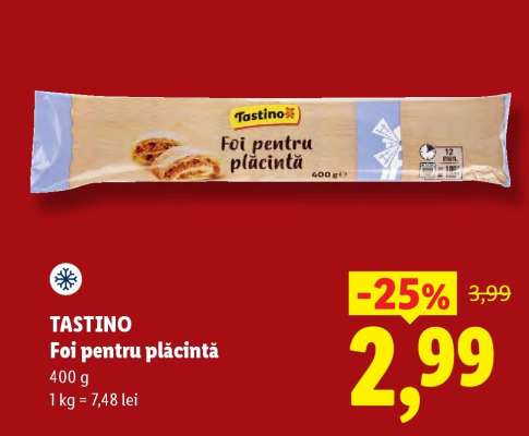 Tastino Foi pentru plăcintă