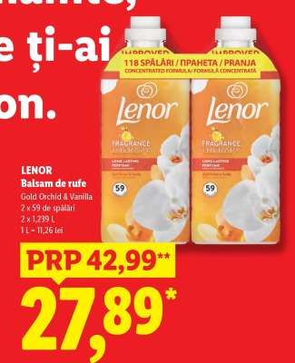 Lenor Balsam de rufe Gold Orchid & Vanilla