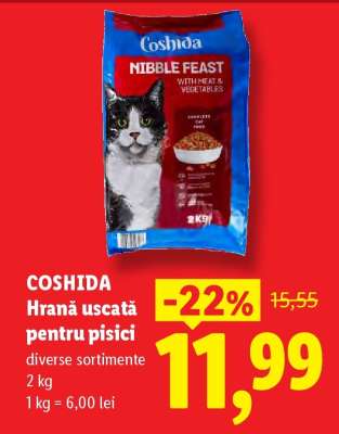 Coshida Hrană uscată pentru pisici