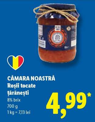 CĂMARA NOASTRĂ Roșii tocate țărănești