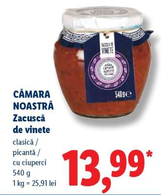 Cămara Noastră Zacuscă de vinete