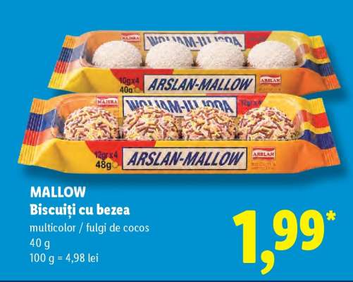 MALLOW Biscuiți cu bezea