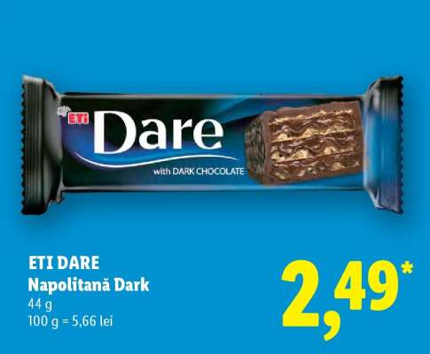 ETI DARE Napolitană Dark