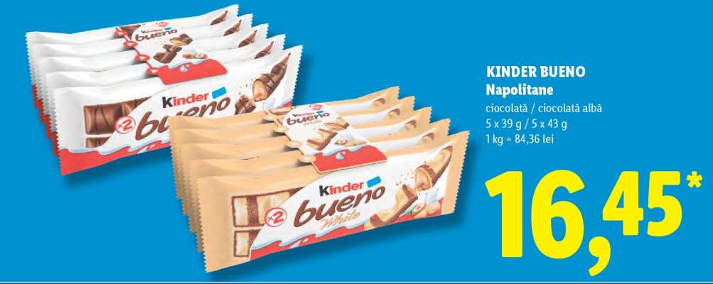KINDER BUENO Napolitane