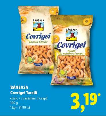 BĂNEASA Covrigei Taralli