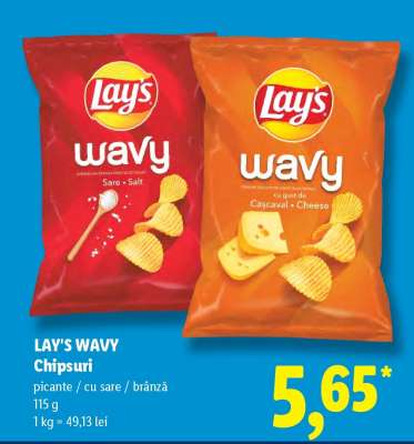 LAY‘S WAVY Chipsuri