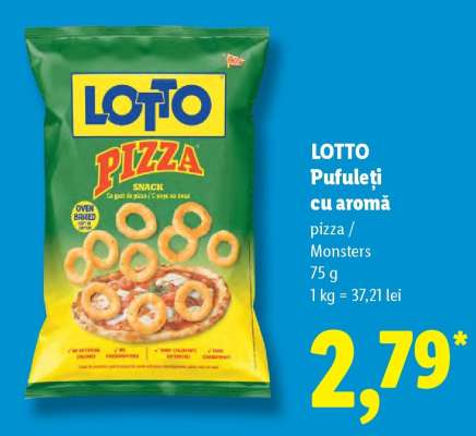 LOTTO Pufuleți cu aromă