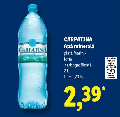 CARPATINA Apă minerală