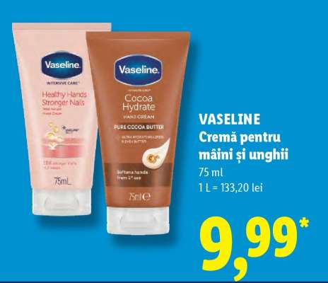 VASELINE Cremă pentru mâini și unghii