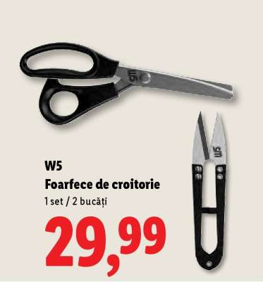 W5 Foarfece de croitorie