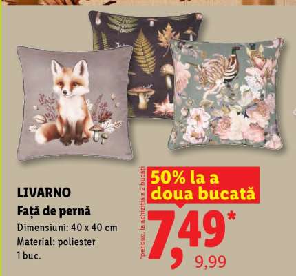 LIVARNO Față de pernă