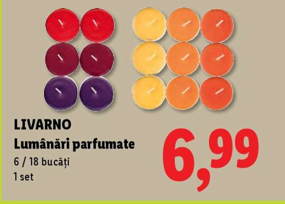 LIVARNO Lumânări parfumate