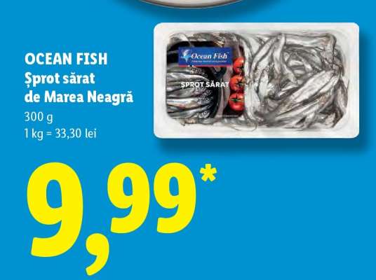 Ocean Fish Șprot sărat de Marea Neagră