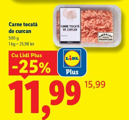 Carne tocată de curcan