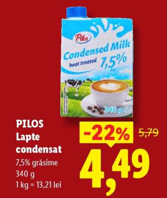 PILOS Lapte condensat