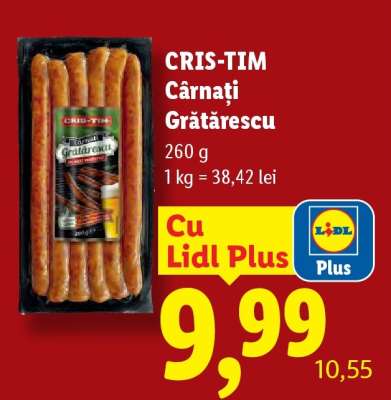 CRIS-TIM Cârnați Grătărescu