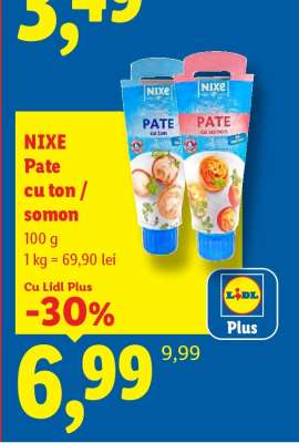 NIXE Pate cu ton / somon