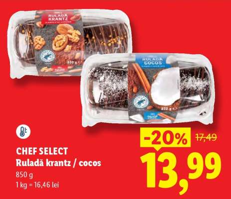 CHEF SELECT Ruladă krantz / cocos