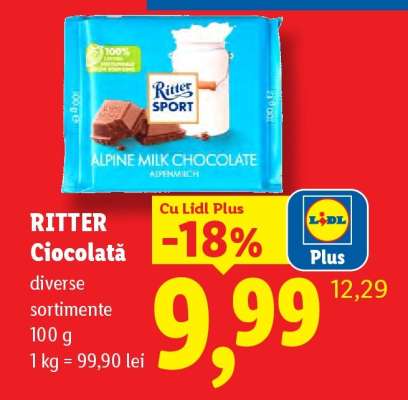 RITTER Ciocolată
