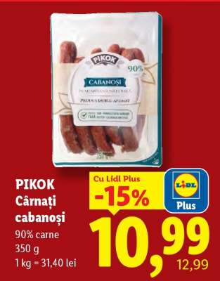 PIKOK Cârnați Cabanoși