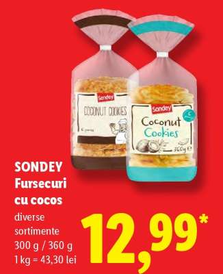 SONDEY Fursecuri cu cocos