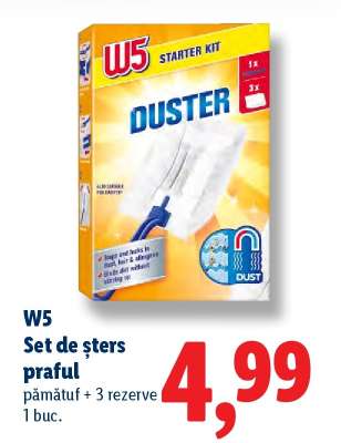 W5 Set de șters praful