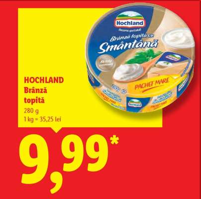 HOCHLAND Brânză topită