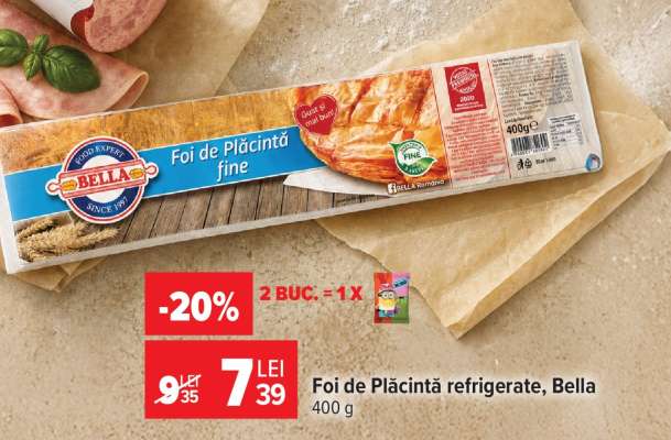 Foi de plăcintă refrigerate Bella