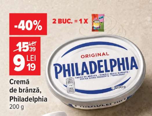 Cremă de brânză Philadelphia