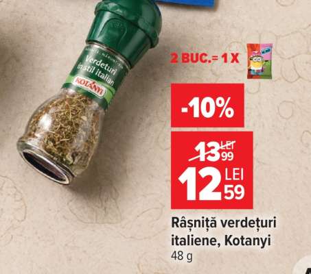 Râșniță verdețuri italiene, Kotanyi
