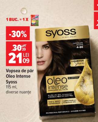 Vopsea de păr Oleo Intense Syoss