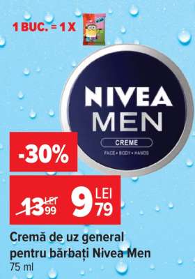 Cremă de uz general pentru bărbați Nivea Men