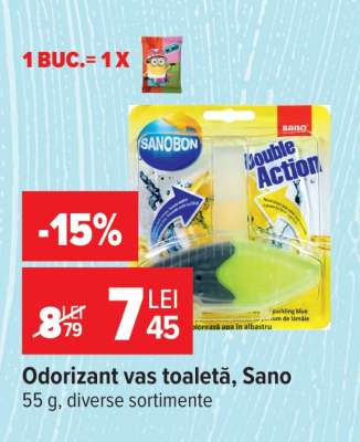 Odorizant vas toaletă Sano