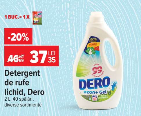 Detergent de rufe lichid Dero