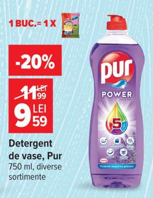 Detergent de vase, Pur