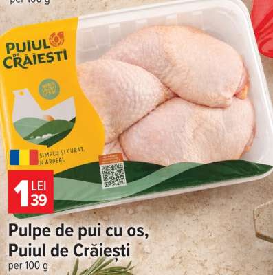 Pulpe de pui cu os, Puiul de Crăiești