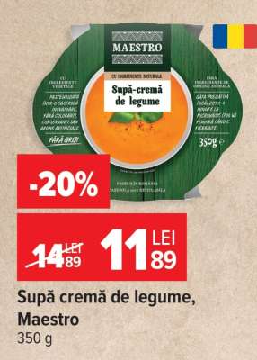 Supă cremă de legume Maestro