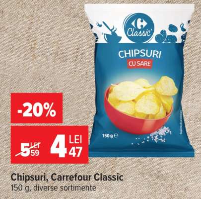Chipsuri, Carrefour Classic