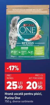 Hrană uscată pentru pisici, Purina One