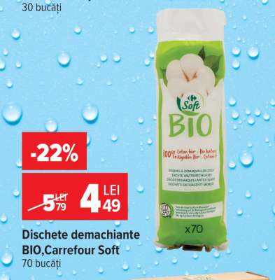 Dischete demachiante Bio, Carrefour Soft
