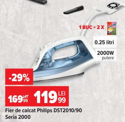 Fier de calcat Philips DST2010/90 Seria 2000